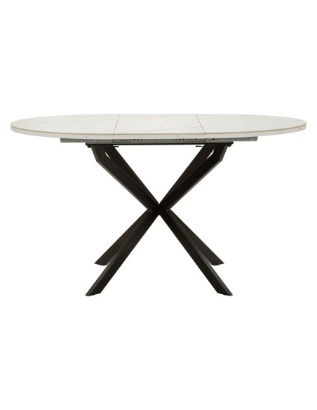 TAVOLO DA PRANZO ALLUNGABILE MARTIN CM Ø 100X78 (APERTO CM 140X100X78) 