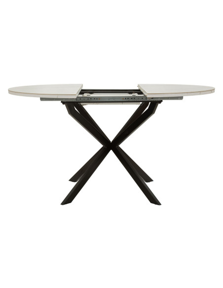 TAVOLO DA PRANZO ALLUNGABILE MARTIN CM Ø 100X78 (APERTO CM 140X100X78) 