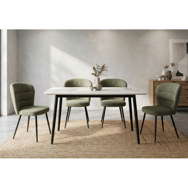 TAVOLO DA PRANZO JOSH CM 138X78X76 