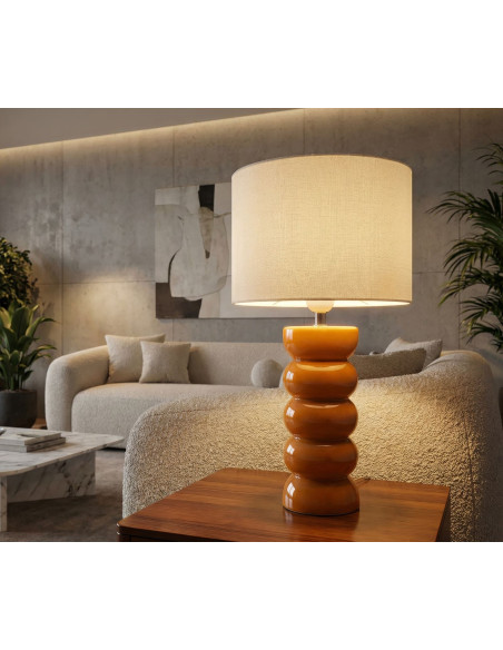 LAMPADA DA TAVOLO TORR SENAPE CM Ø 25X46 