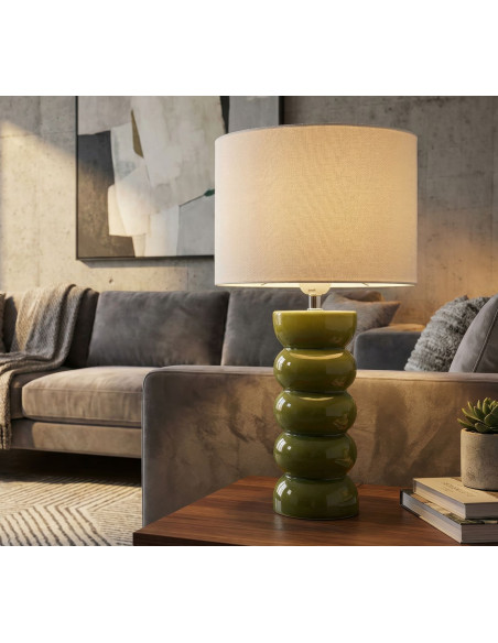 LAMPADA DA TAVOLO TORR VERDE CM Ø 25X46 