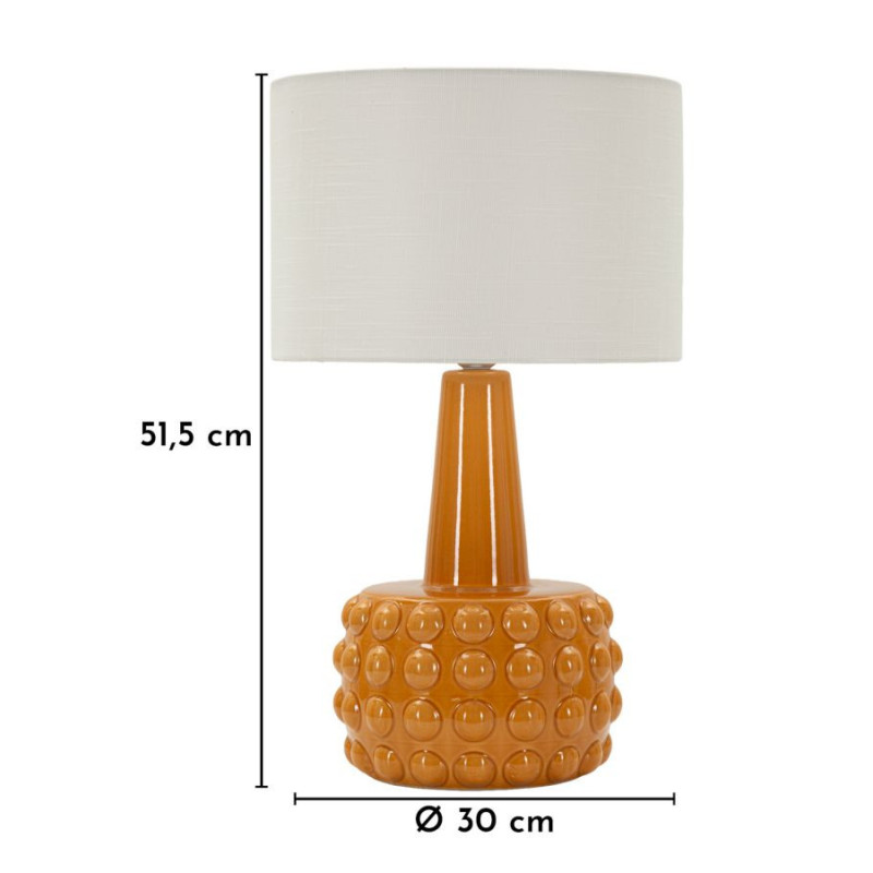 LAMPADA DA TAVOLO GRESS SENAPE CM Ø 30X51,5 