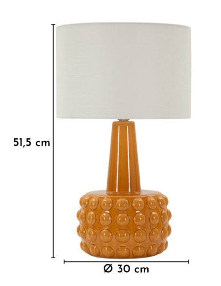 LAMPADA DA TAVOLO GRESS SENAPE CM Ø 30X51,5 