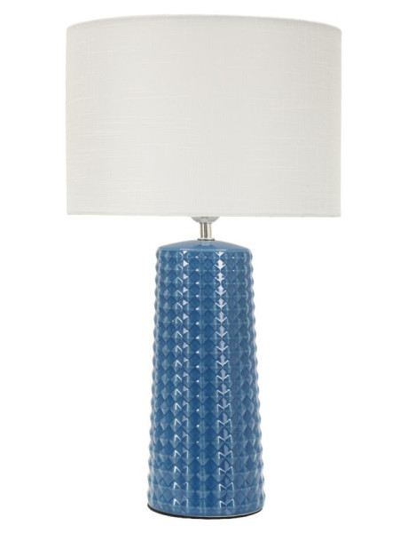 LAMPADA DA TAVOLO GLISS BLU CM Ø 30X52 