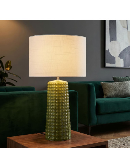 LAMPADA DA TAVOLO GLISS VERDE CM Ø 30X52 