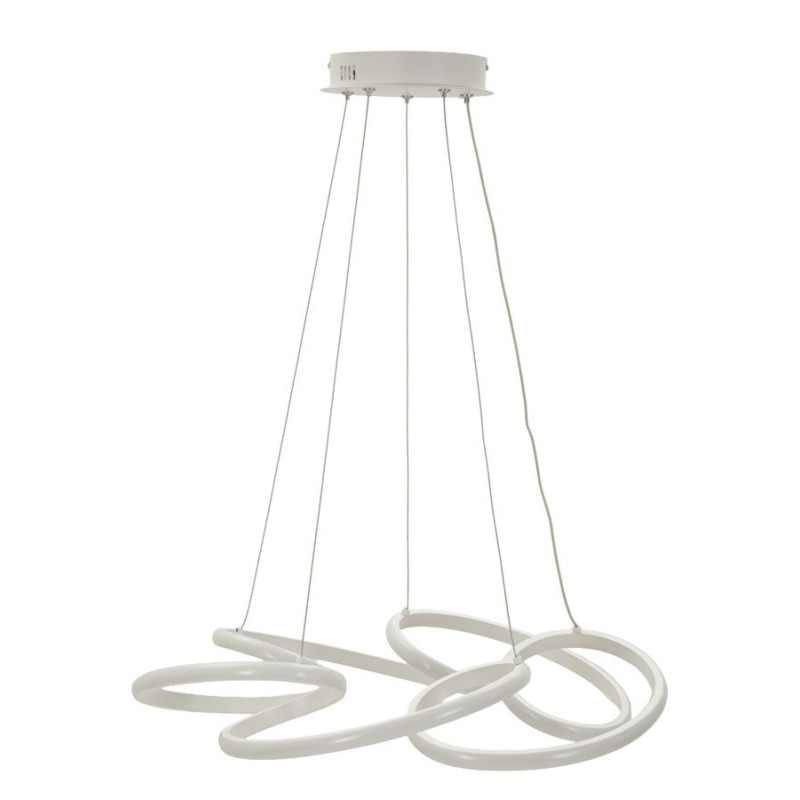 LAMPADARIO LED GLOVY BIANCO CM Ø 55X120 (LUCE CON 3 TEMPERATURE DI COLORE) 