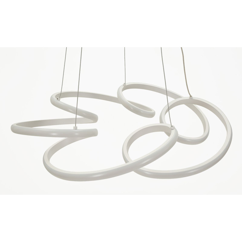 LAMPADARIO LED GLOVY BIANCO CM Ø 55X120 (LUCE CON 3 TEMPERATURE DI COLORE) 