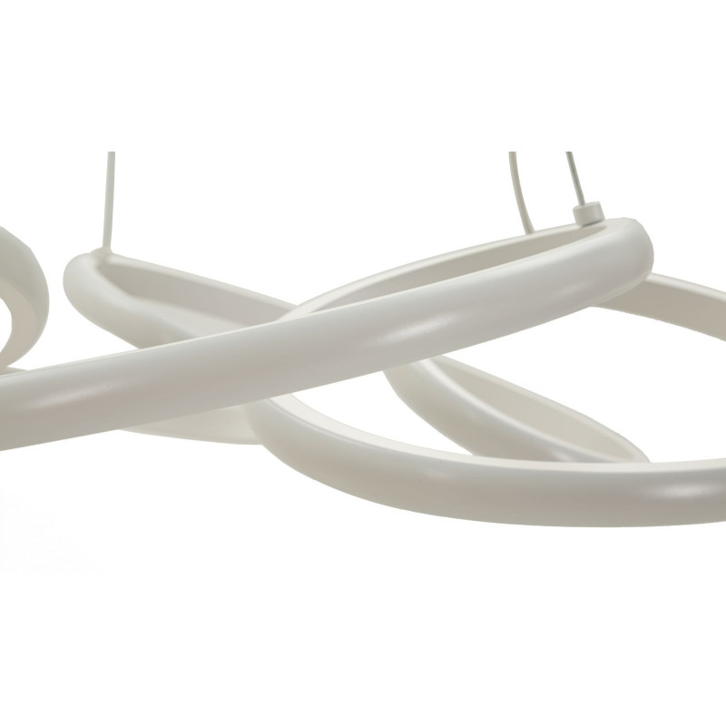 LAMPADARIO LED GLOVY BIANCO CM Ø 55X120 (LUCE CON 3 TEMPERATURE DI COLORE) 
