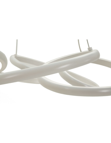 LAMPADARIO LED GLOVY BIANCO CM Ø 55X120 (LUCE CON 3 TEMPERATURE DI COLORE) 