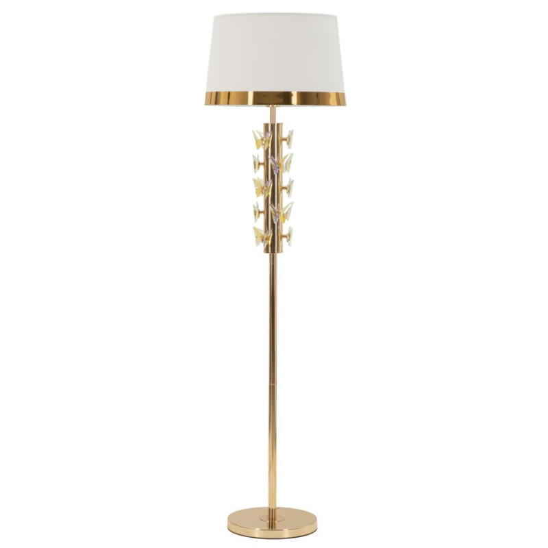 LAMPADA DA TERRA GOLD BUTTERFLY CM Ø 45X157 