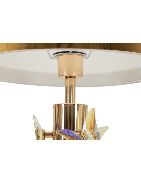 LAMPADA DA TAVOLO GOLD BUTTERFLY CM Ø 35X74 