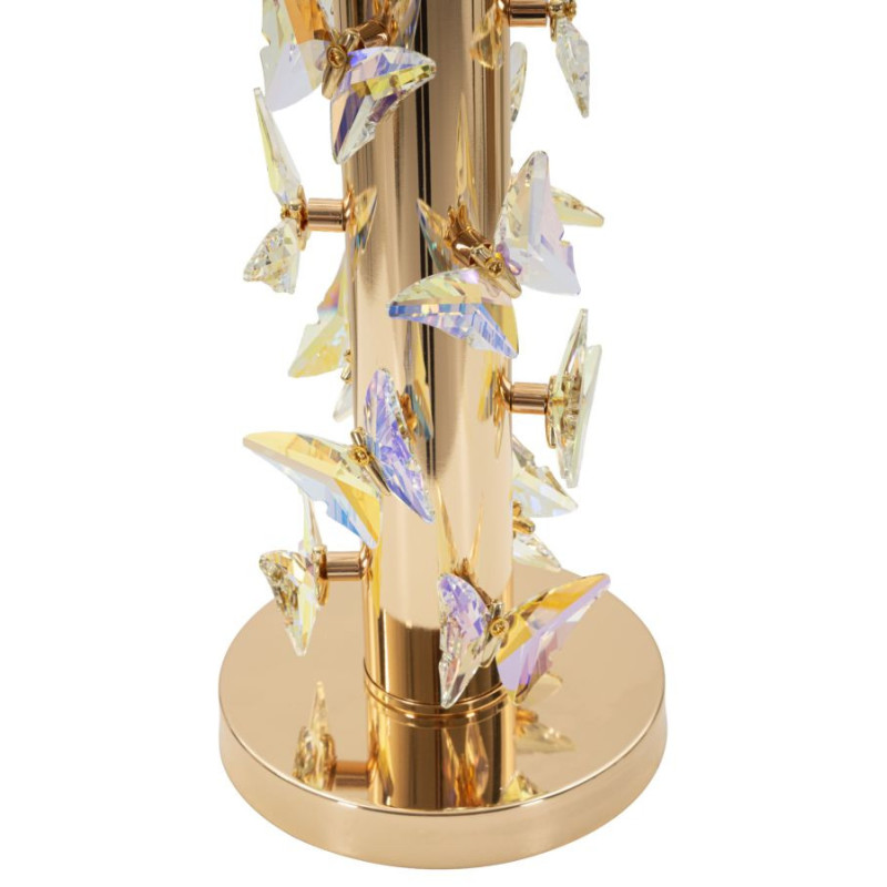 LAMPADA DA TAVOLO GOLD BUTTERFLY CM Ø 35X74 