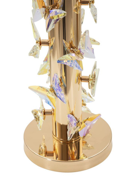 LAMPADA DA TAVOLO GOLD BUTTERFLY CM Ø 35X74 