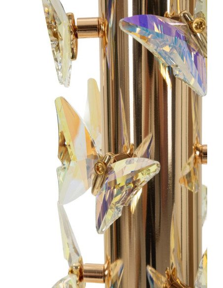LAMPADA DA TAVOLO GOLD BUTTERFLY CM Ø 35X74 