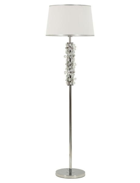 LAMPADA DA TERRA SILVER FLOWER CM Ø 45X157 