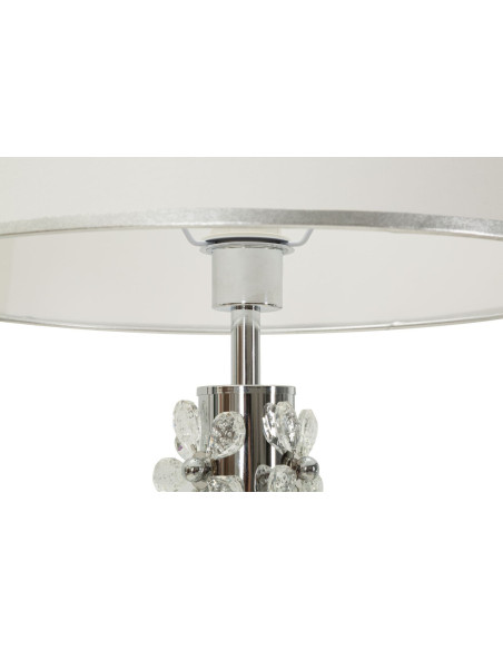 LAMPADA DA TERRA SILVER FLOWER CM Ø 45X157 