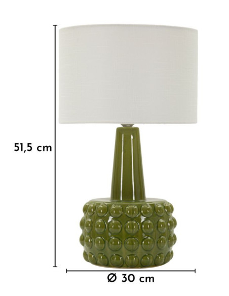 LAMPADA DA TAVOLO GRESS VERDE CM Ø 30X51,5 