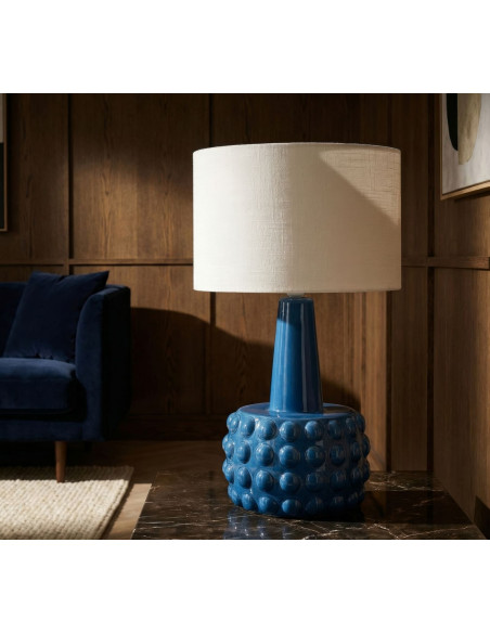 LAMPADA DA TAVOLO GRESS BLU CM Ø 30X51,5 