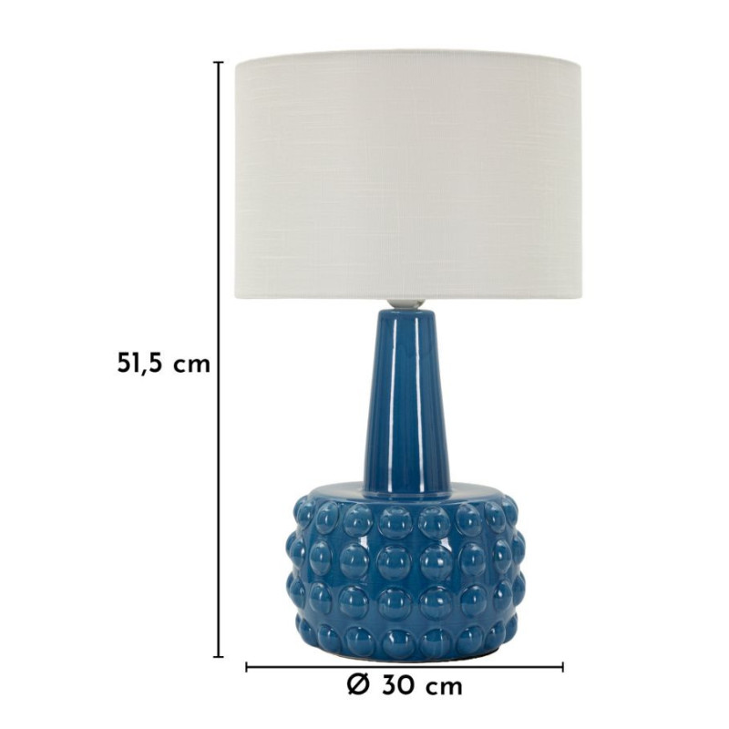 LAMPADA DA TAVOLO GRESS BLU CM Ø 30X51,5 