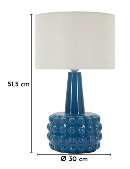 LAMPADA DA TAVOLO GRESS BLU CM Ø 30X51,5 