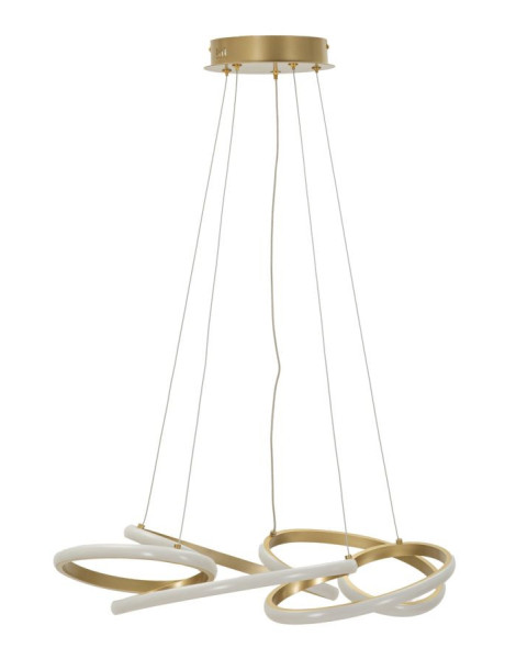 LAMPADARIO LED GLOVY GOLD CM Ø 55X120 (LUCE CON 3 TEMPERATURE DI COLORE) 