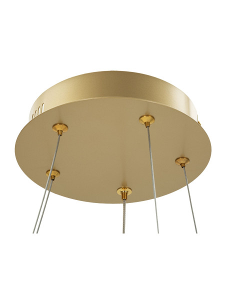 LAMPADARIO LED GLOVY GOLD CM Ø 55X120 (LUCE CON 3 TEMPERATURE DI COLORE) 