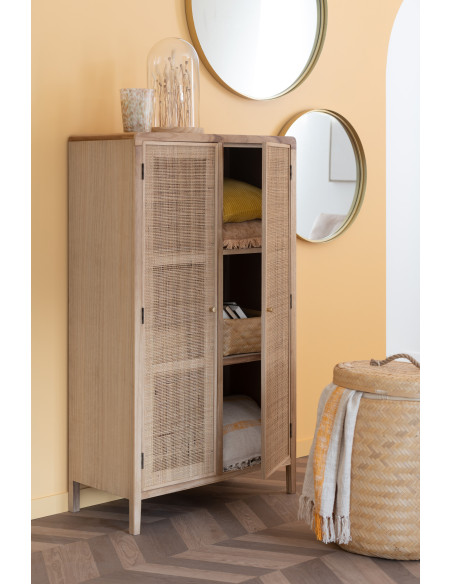 Miroir Mural Rond Elvis en Métal Doré Bord large - 3