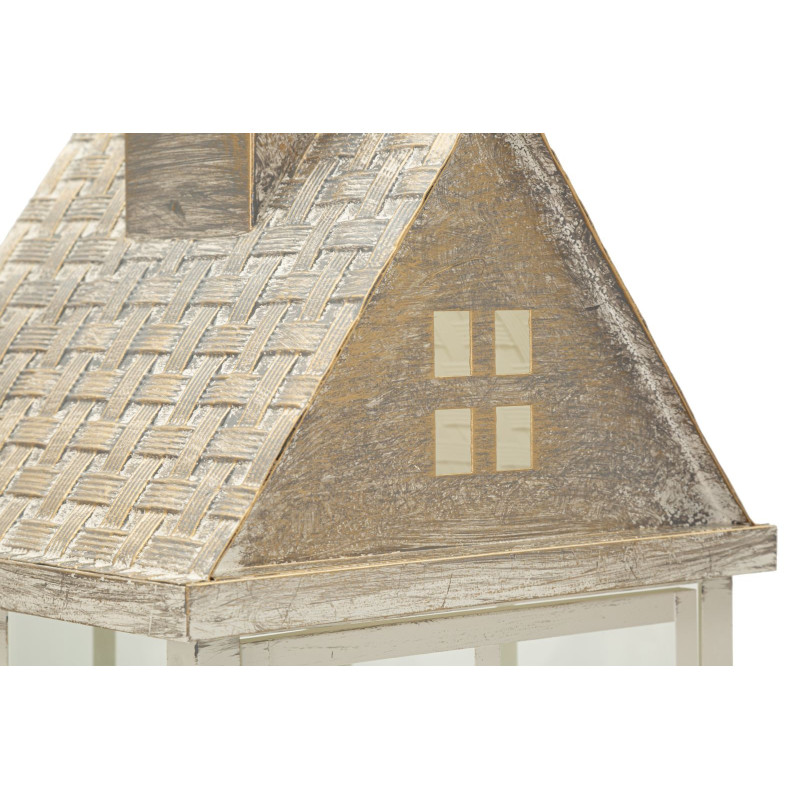 LANTERNE HOME COPPIA CM 24,5X24,5X55-17X17X37,5 (VETRO TEMPERATO) 