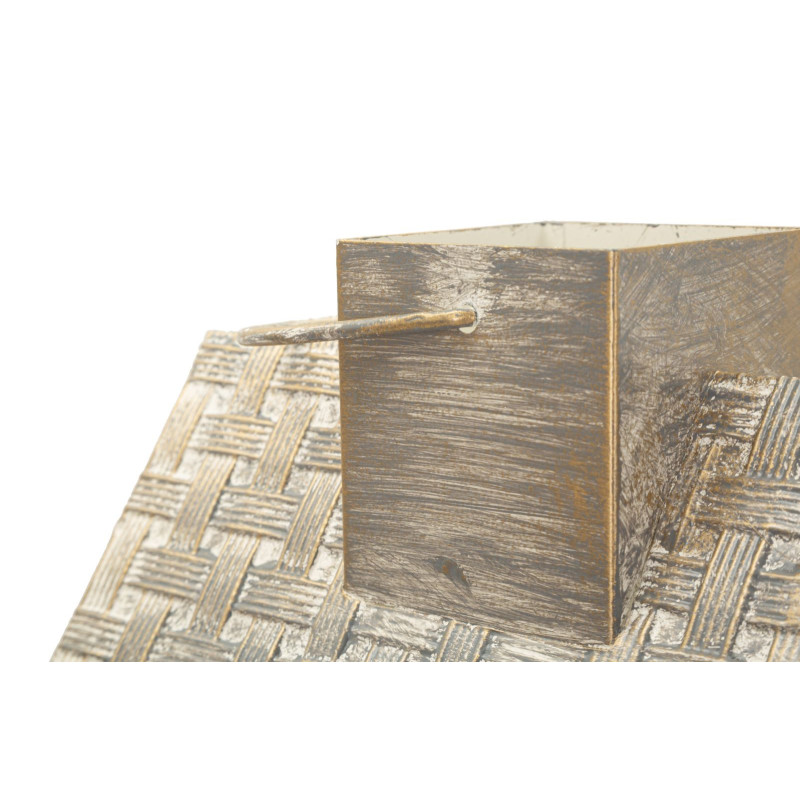 LANTERNE HOME COPPIA CM 24,5X24,5X55-17X17X37,5 (VETRO TEMPERATO) 
