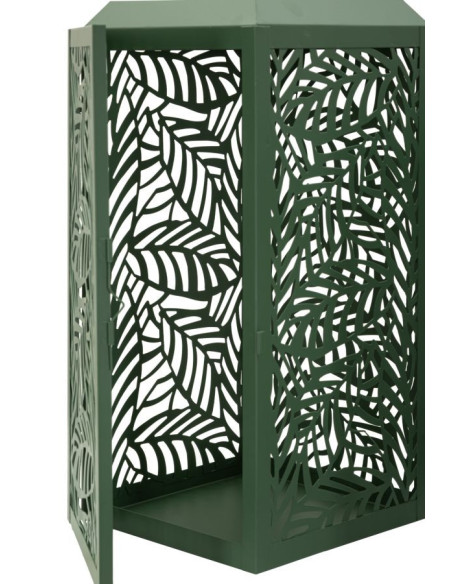LANTERNE CARVING COPPIA CM 17,8X17,8X44-13,8X13,8X34 