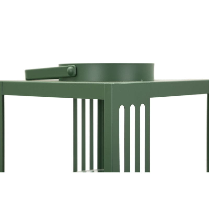 LANTERNE LINEE COPPIA CM 18,3X18,3X43,5-15X15X36,5 (VETRO TEMPERATO) 