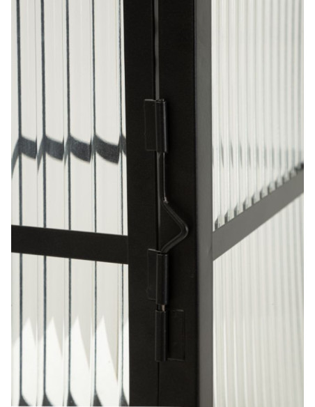 LANTERNE ANDROMEDA TRIS CM 25,5X25X50-X20,5X20X40-15,3X15X29,5 (VETRO TEMPERATO) 