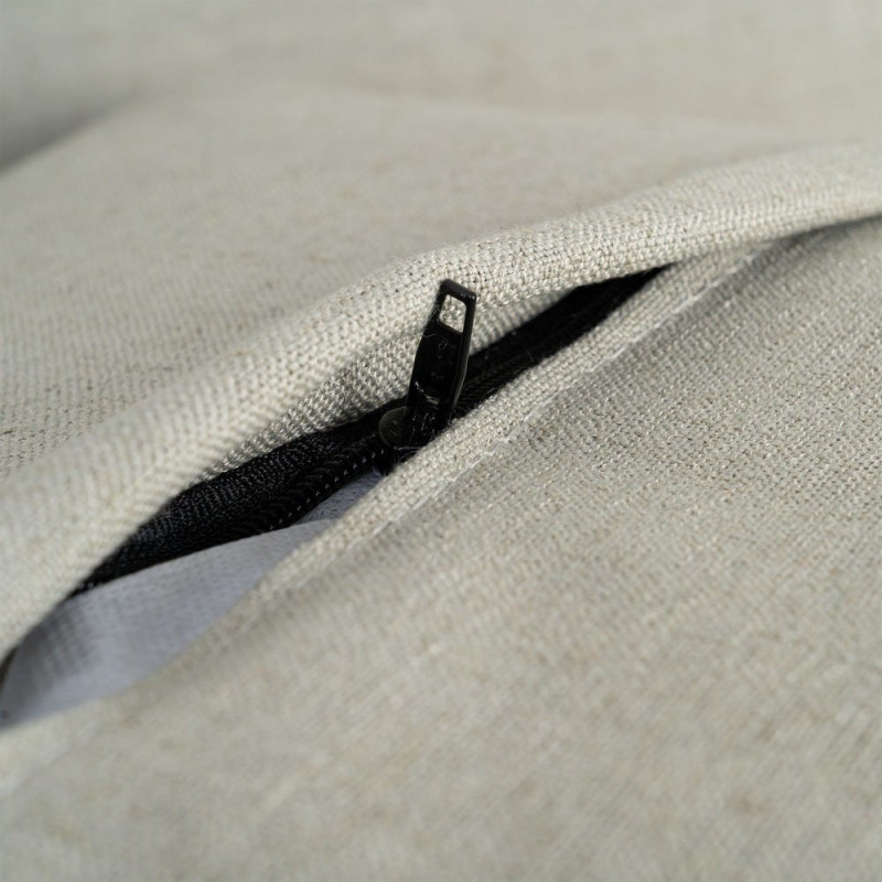 Canapé design contemporain Droit 3 places 215 cm Tissu Vert Bois massi Nubéa 