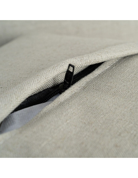 Canapé design contemporain Droit 3 places 215 cm Tissu Vert Bois massi Nubéa 