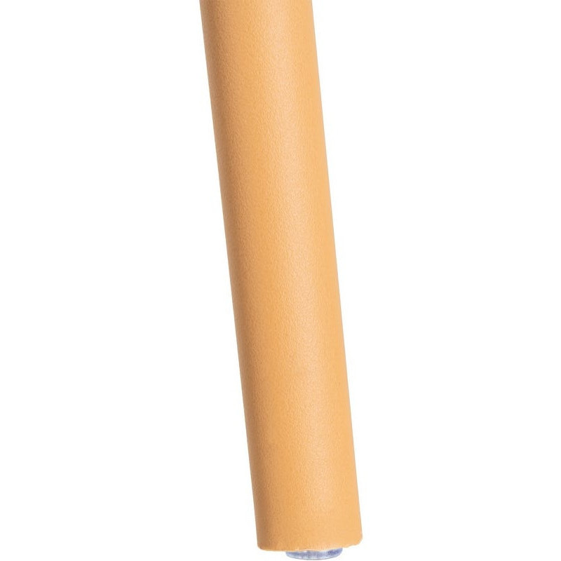 Lot de 4 Chaises de jardin design Polypropylène Jaune ocre Montelia 