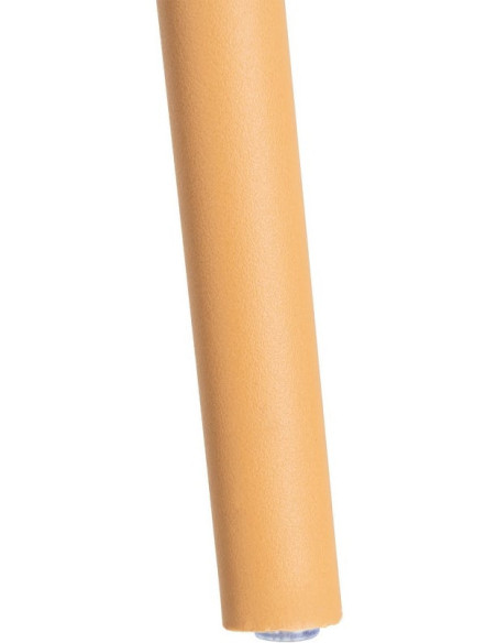 Lot de 4 Chaises de jardin design Polypropylène Jaune ocre Montelia 