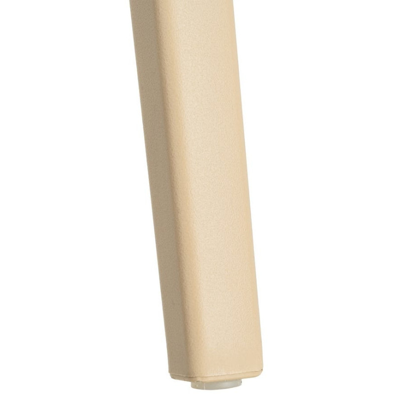 Lot de 4 Chaises de jardin design avec accoudoirs Polypropylène Beige Bahiana 