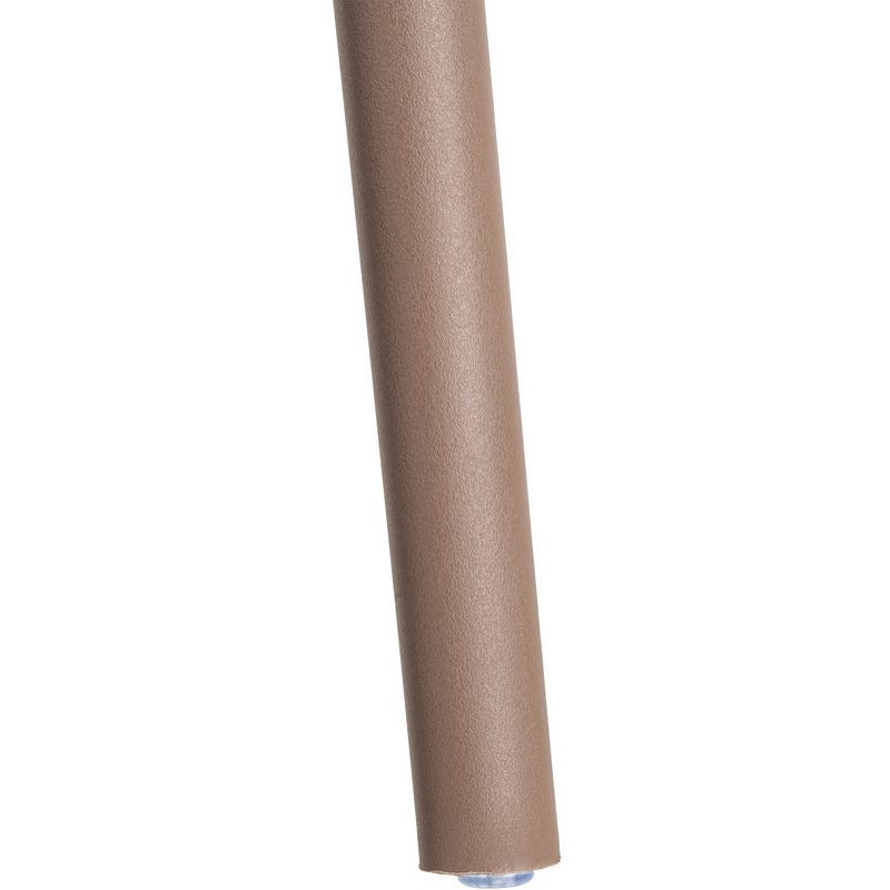 Lot de 4 Chaises de jardin design Polypropylène Marron chocolat Montelia 