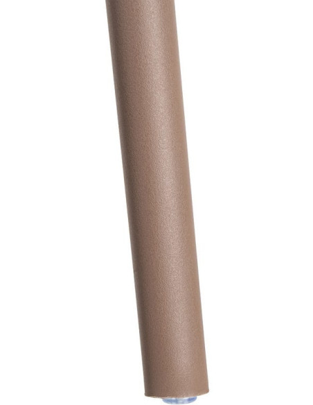 Lot de 4 Chaises de jardin design Polypropylène Marron chocolat Montelia 