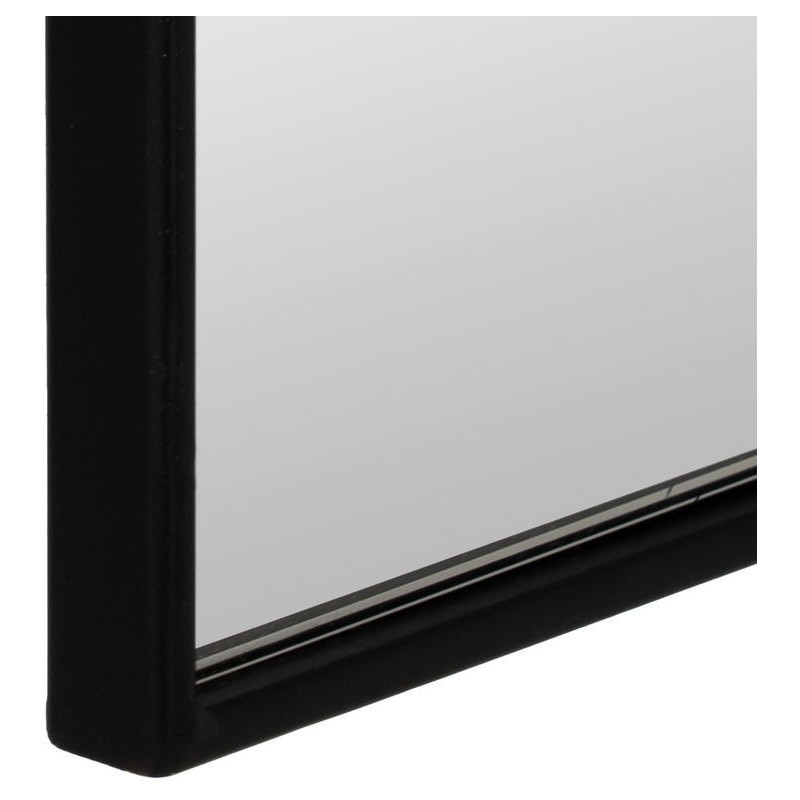 Grand Miroir mural XXL minimaliste chic Arche 45x155 Métal Noir Valossa 