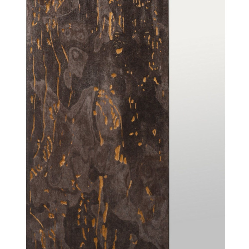 Grand Miroir XXL habilleur à poser industriel chic Rectangulaire 80x180 Bois de pin Marron Romaretto 