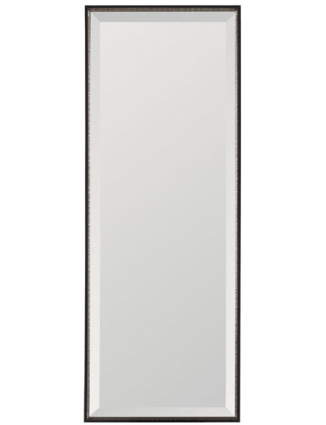 Grand miroir à poser moderne chic Rectangulaire 40x110 Bois d'ayous Argenté Noir Valdaro 