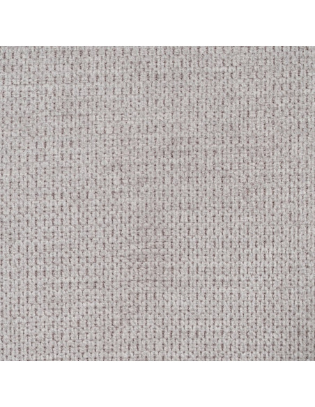 Fauteuil design organique moderne style années 70 revisité Tissu Beige Bois= Métal Solimio 