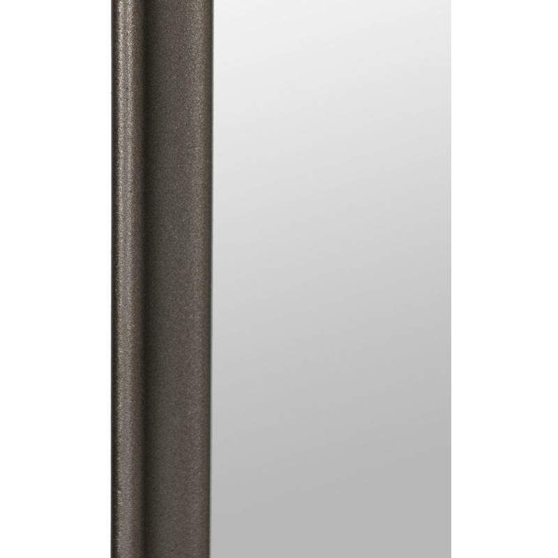 Miroir mural industriel chic Rectangulaire 60x90 Métal Gris acier Acero 
