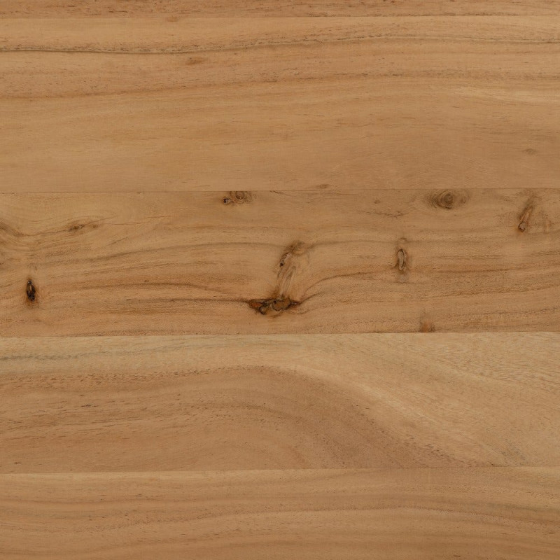 Grande Table à manger style campagne moderne Rectangulaire 6 personnes 180 cm Bois d'acacia Naturel Arvanio 