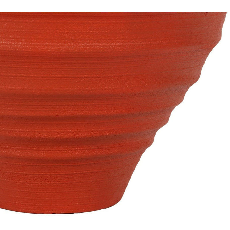 Grand Cache-pot XXL Vase méditerranéen Amphore H 60 cm Résine de magnésium Terracotta Zurénia 