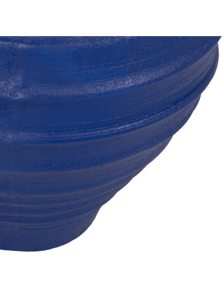 Grand Cache-pot XXL Vase méditerranéen Amphore H 60 cm Résine de magnésium Bleu foncé Zurénia 