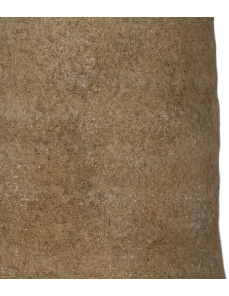 Grand Vase XXL décoratif style wabi-sabi minéral Bouteille H 68 cm Céramique Beige Kavido 