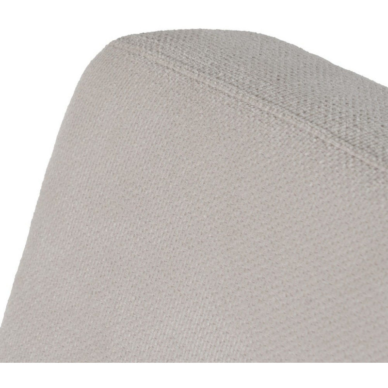 Fauteuil industriel vintage Tissu Beige Métal Noir Bois Marron foncé Arvello 