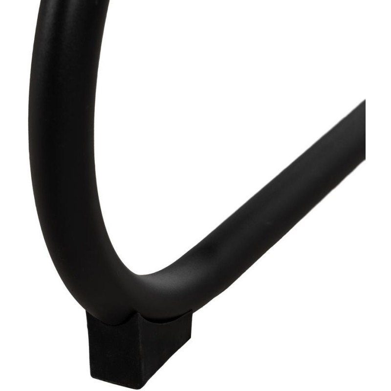 Fauteuil industriel vintage Tissu Beige Métal Noir Bois Marron foncé Arvello 